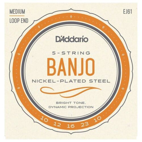 D'Addario EJ61 corde per Banjo 10-23