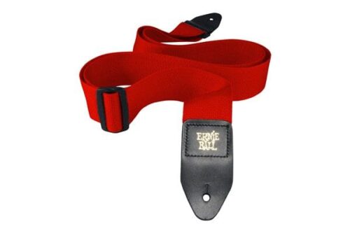 ERNIE BALL Polypro Guitar Strap 2" Red